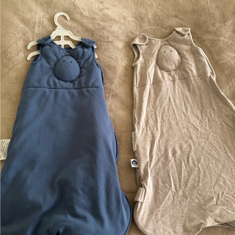 Never Used Nested Bean Gray Zen and Oatmeal Sleep Sacks